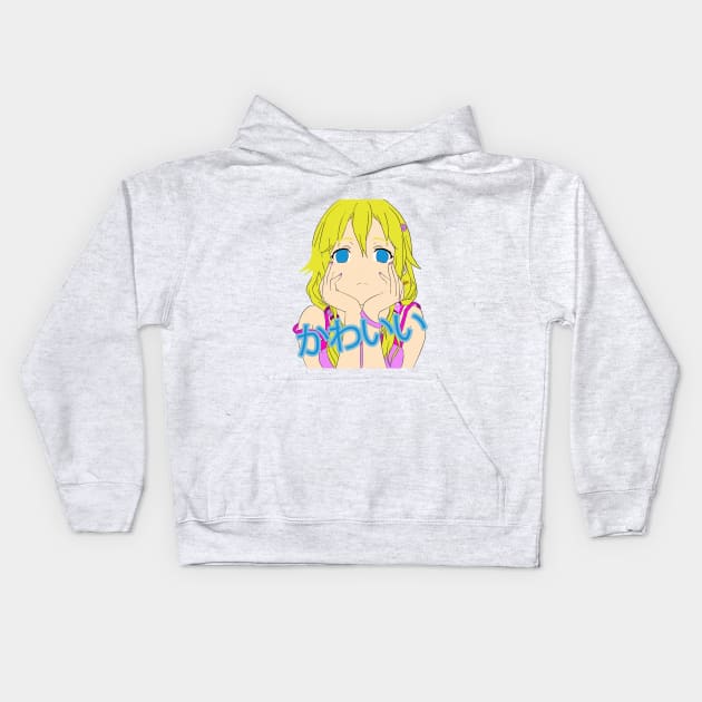 kawaii Kids Hoodie by sarahnash